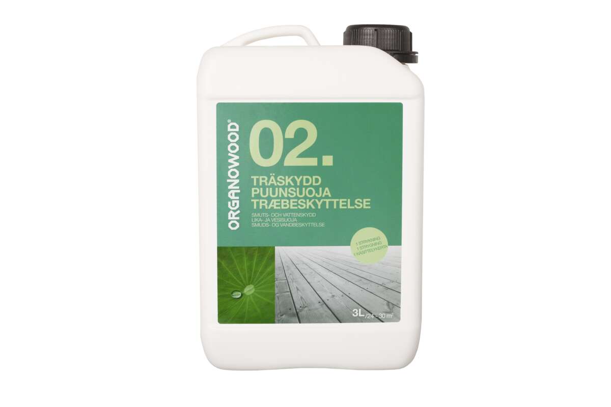 Organowood 02 smuss- og vannbeskyttelse