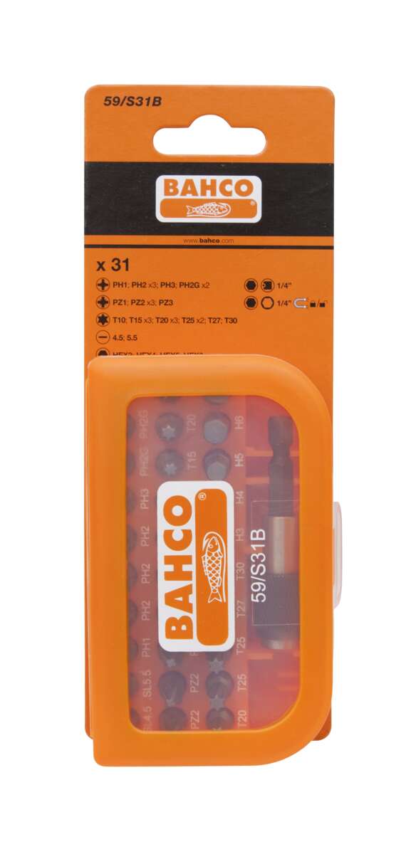Bahco bitssett 31 deler 59/S31B