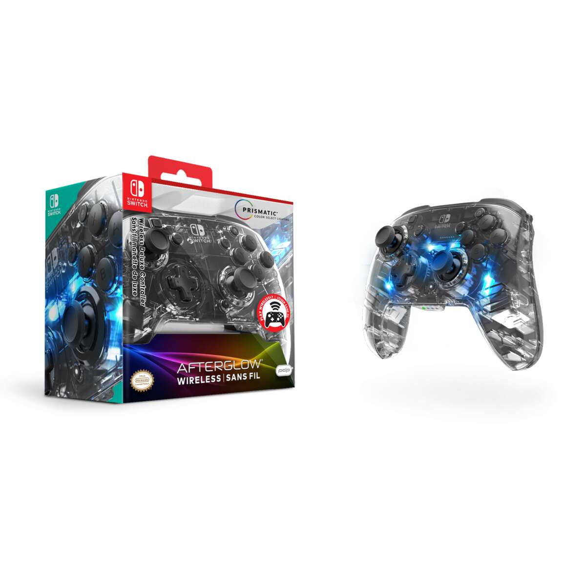 PDP Afterglow Wireless DeLuxe+ controller for Nintendo Switch™