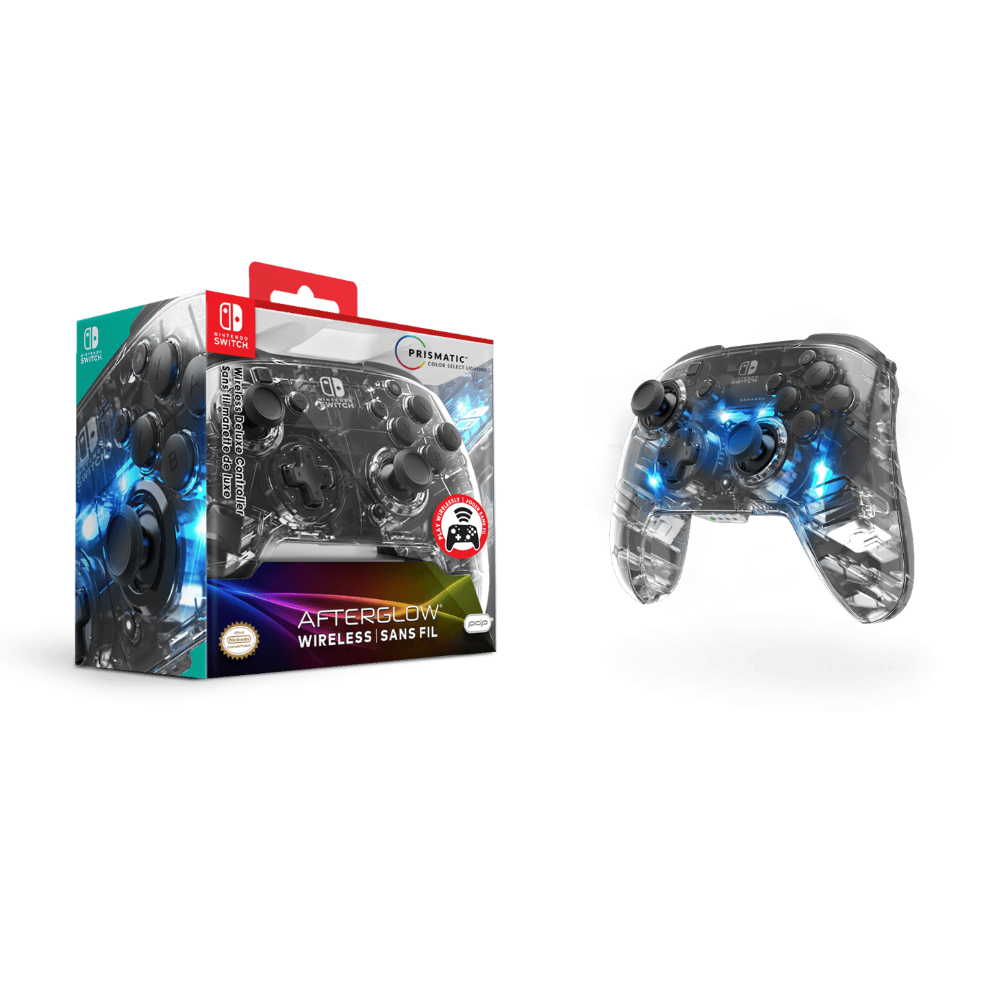 PDP Afterglow Wireless DeLuxe+ controller for Nintendo Switch™