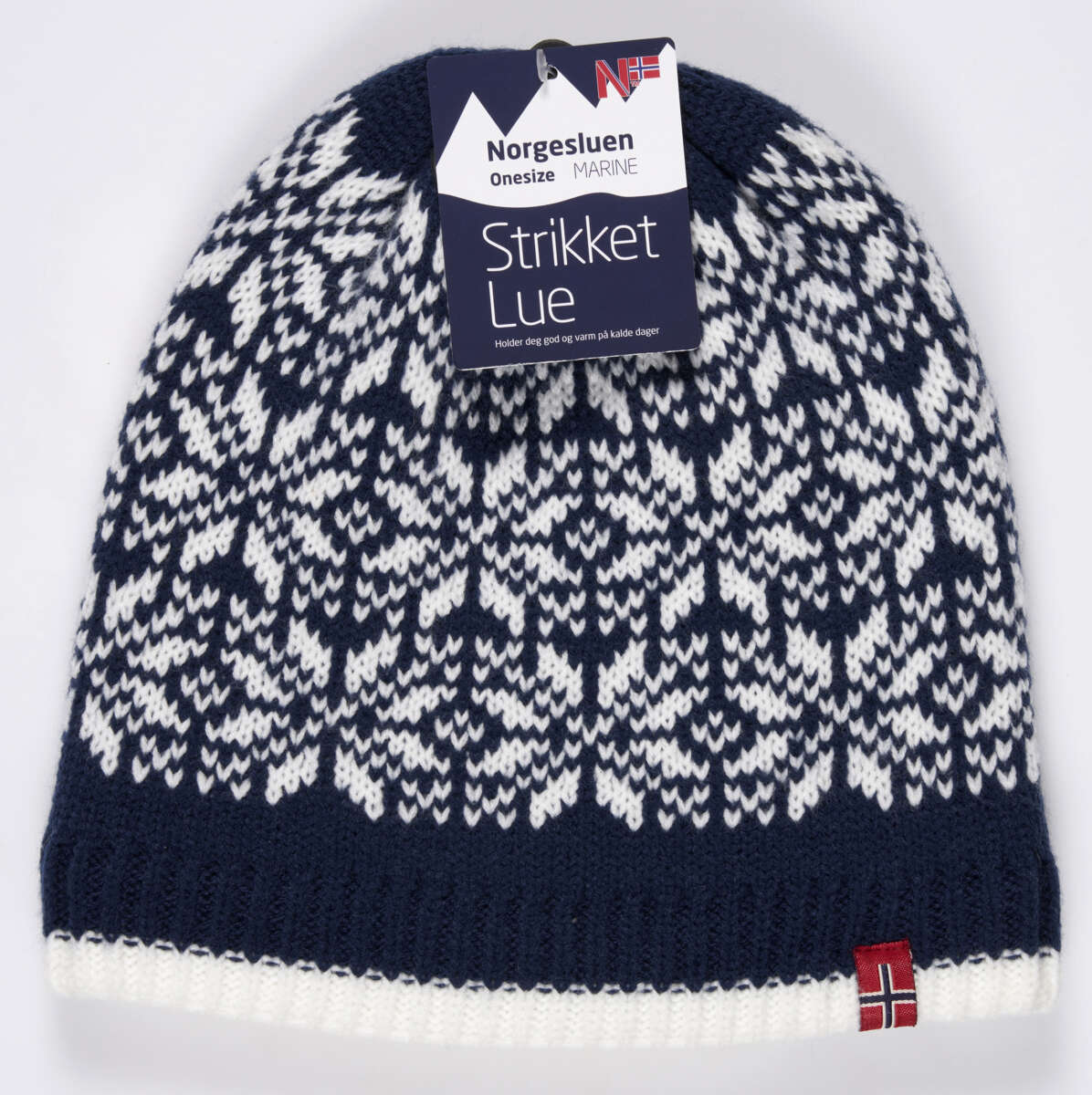 Norgesluen strikket lue unisex