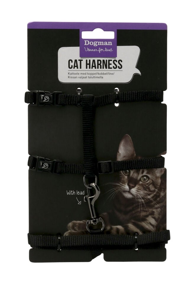 Dogman Findus Selesett Svart til Katt