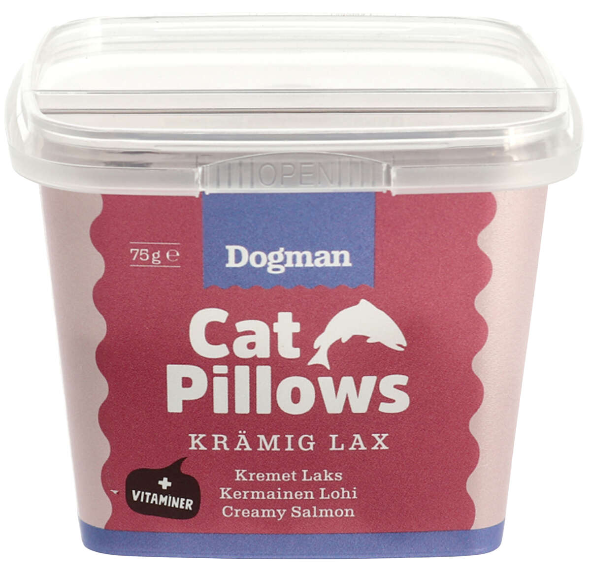 Dogman Cat Pillows Kremet Laks 75g