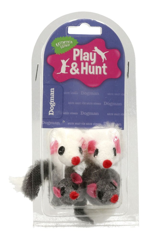 Dogman Play & Hunt med Kattmynte 4stk