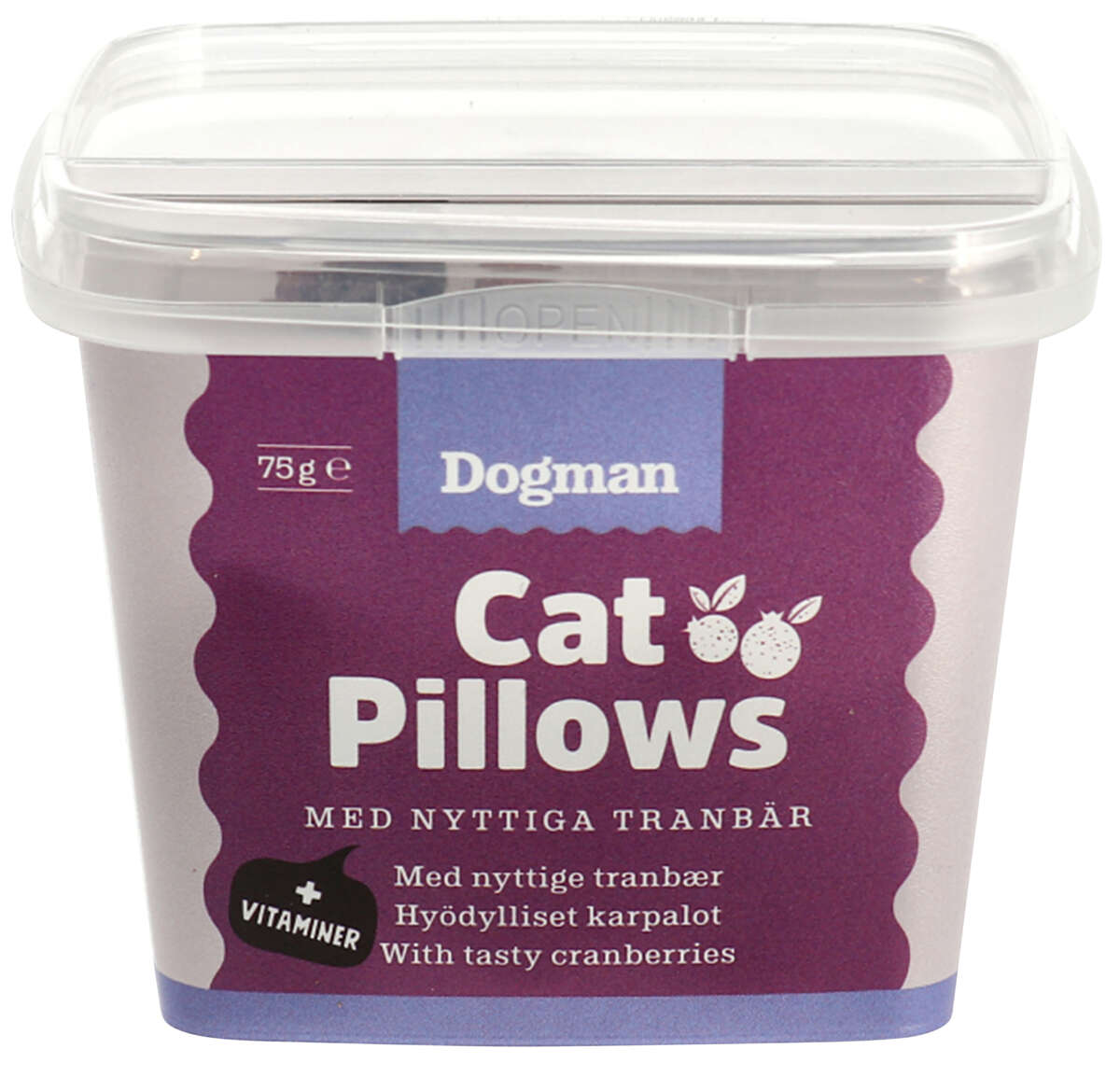 Dogman Cat Pillows Tranebær 75g