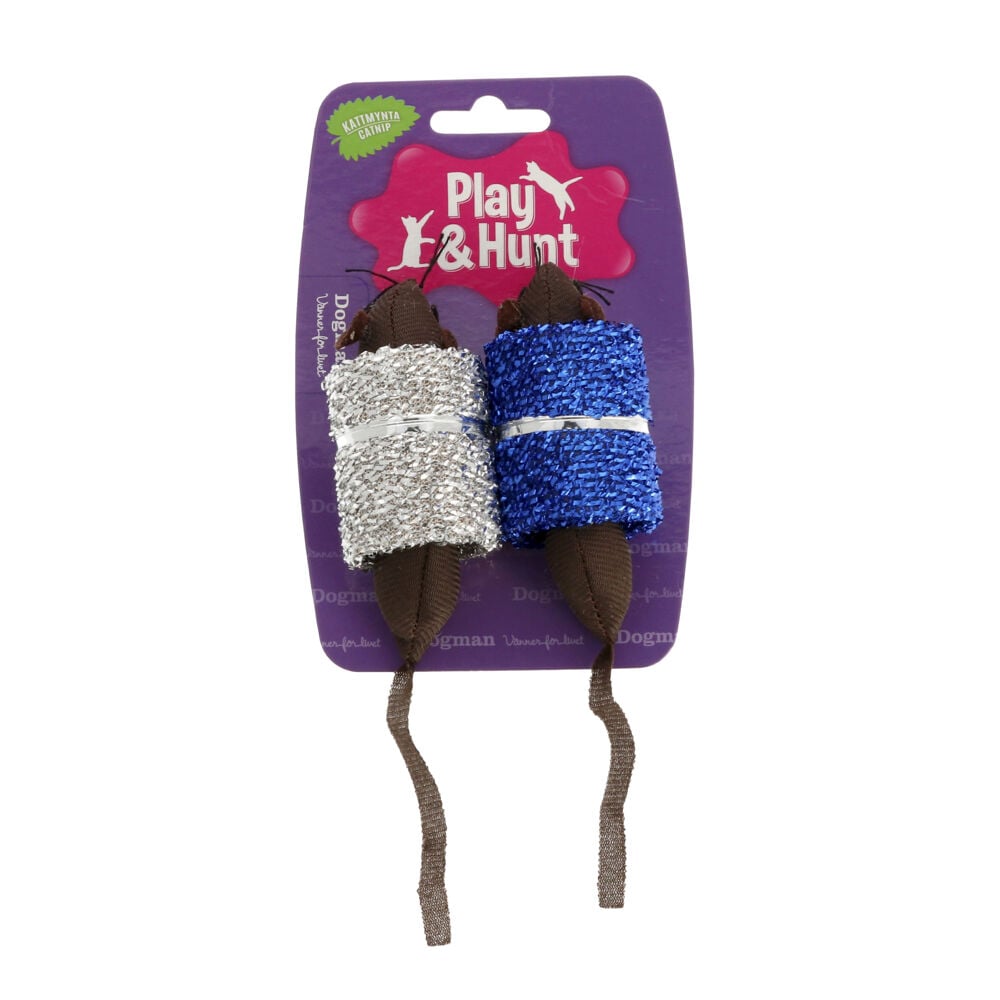 Dogman Play & Hunt Mus med Glansliv 2pk
