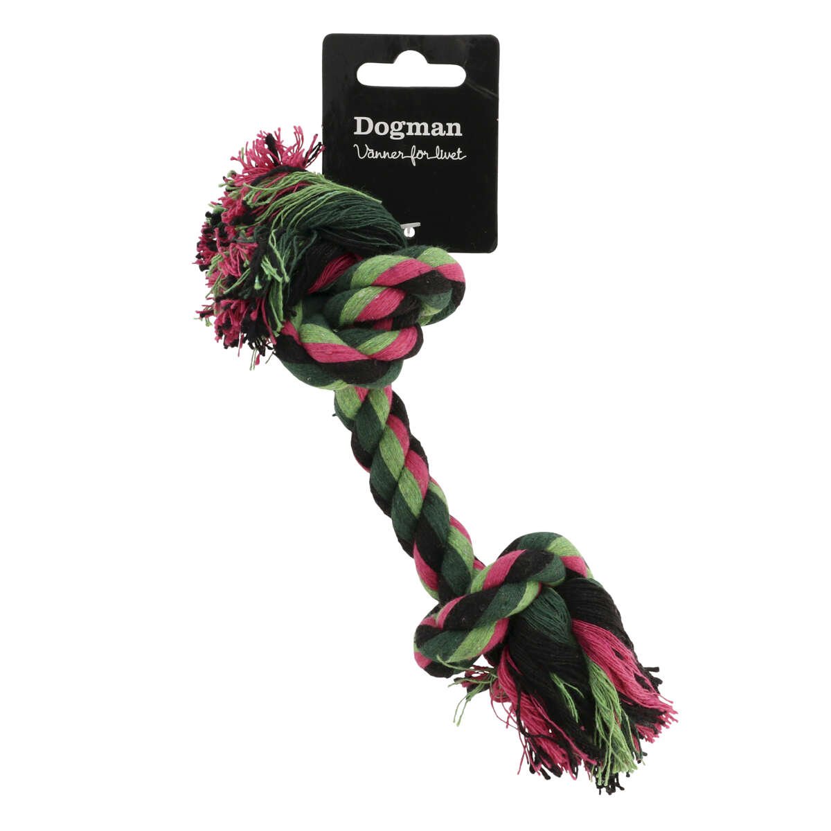 Dogman Vixen Hundeleke Tau med 2 Knuter 20cm