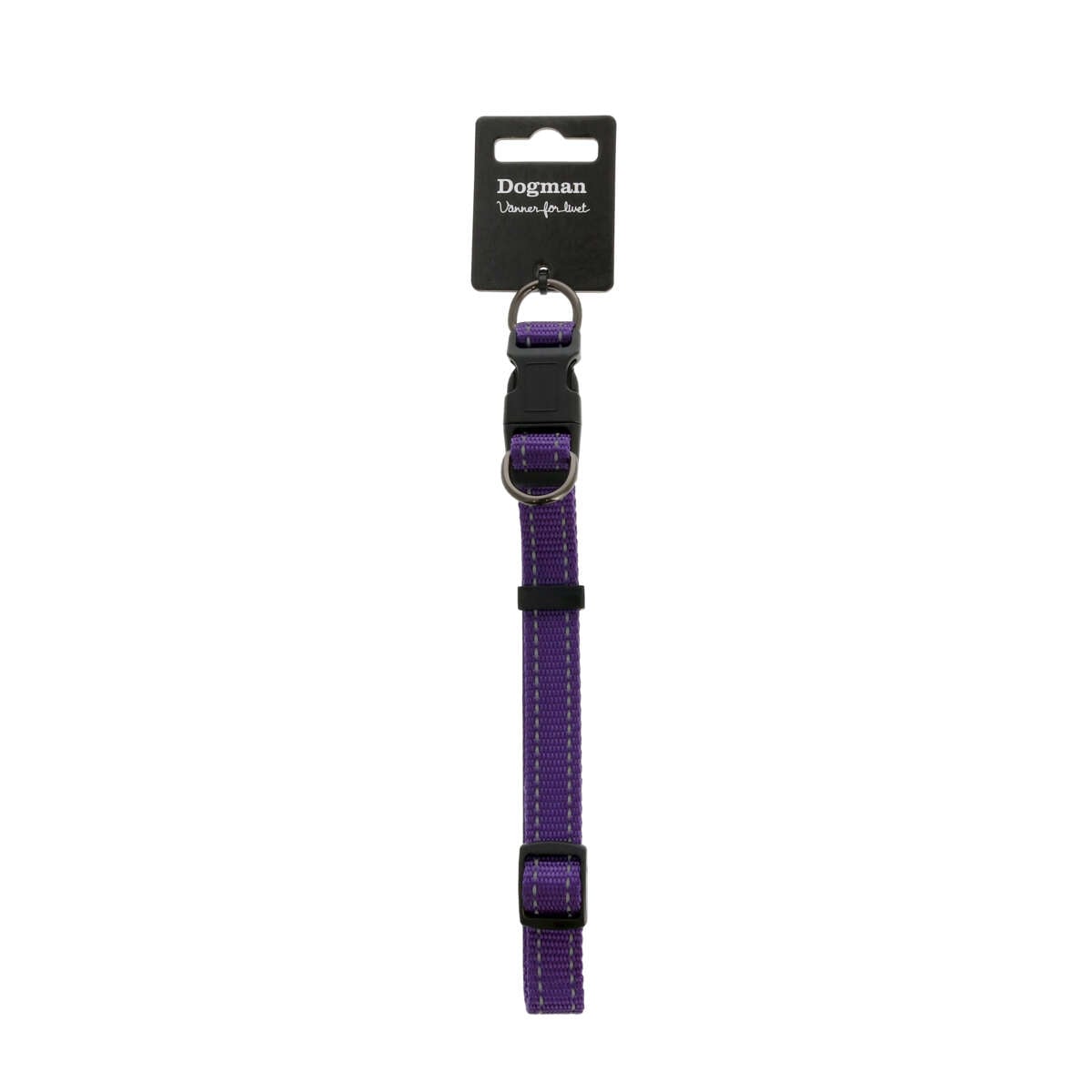 Dogman Halsbånd Iris Lilla 22-35cm 10mm