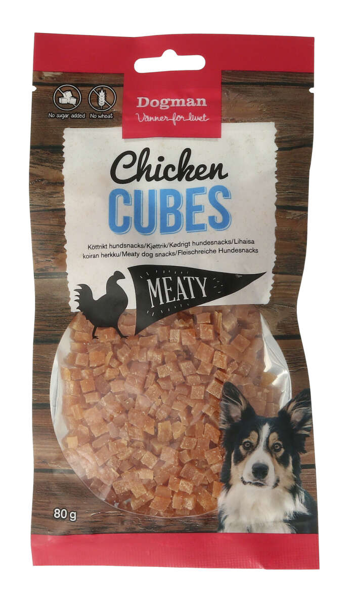 Dogman Chicken Cubes 80g