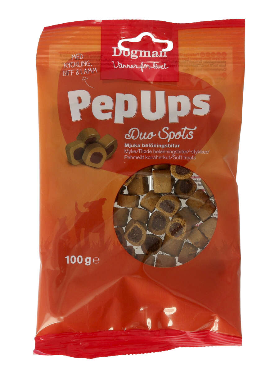 Dogman Pep Ups Duo Spots 100g