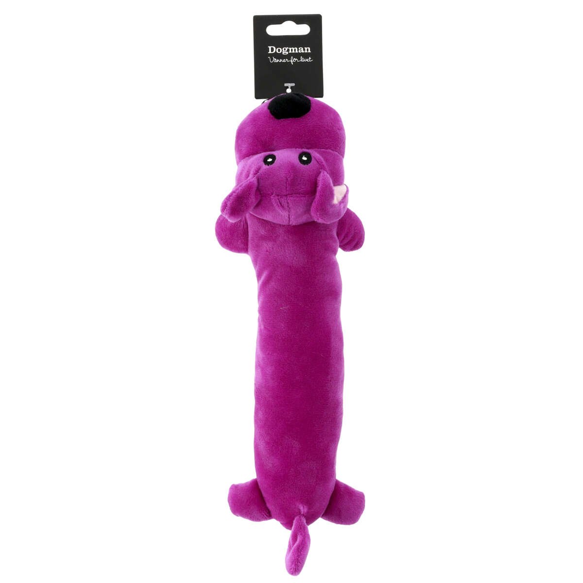 Dogman Karo Plyschjund Lila 32x8cm