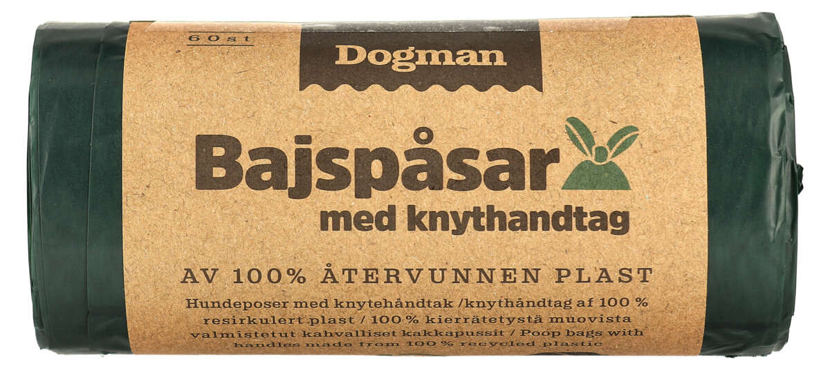 Dogman Hundeposer 100% Resirkulert Plast 60stk