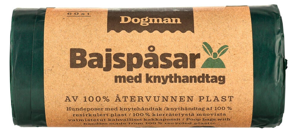 Dogman Hundeposer 100% Resirkulert Plast 60stk