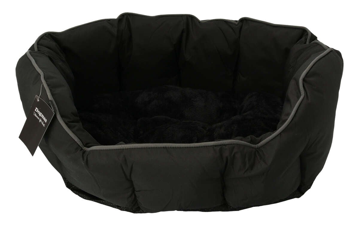 Dogman Seng Buddy Oval Svart/Grå S
