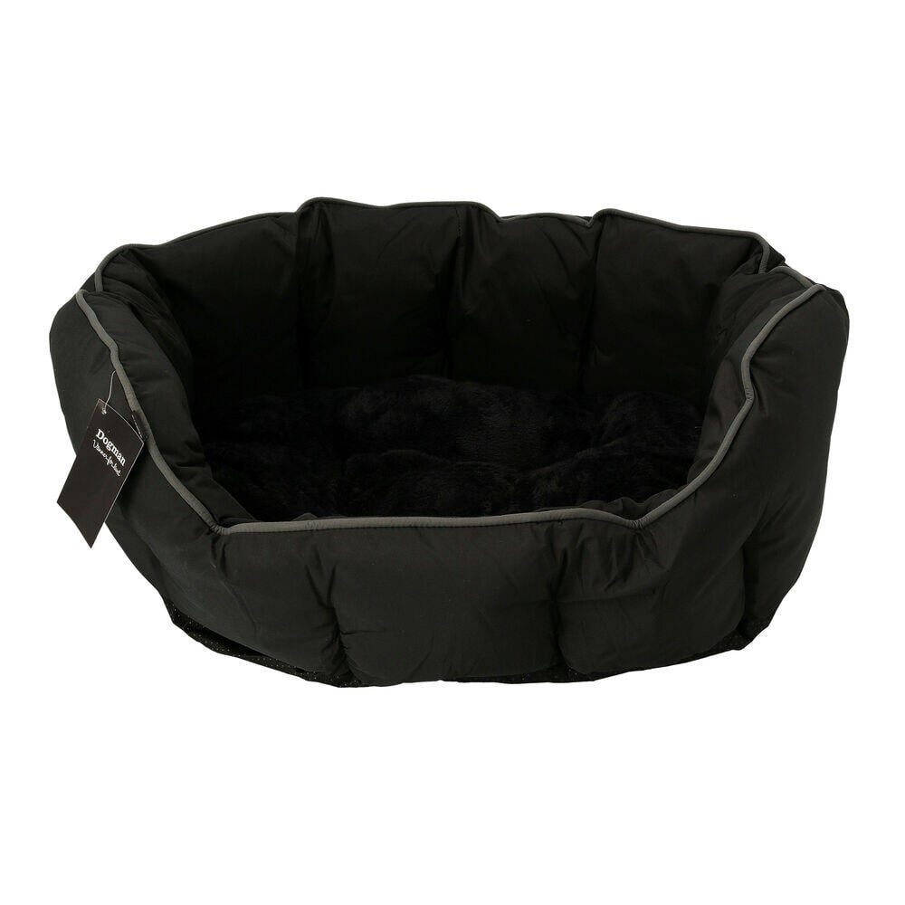 Dogman Seng Buddy Oval Svart/Grå L