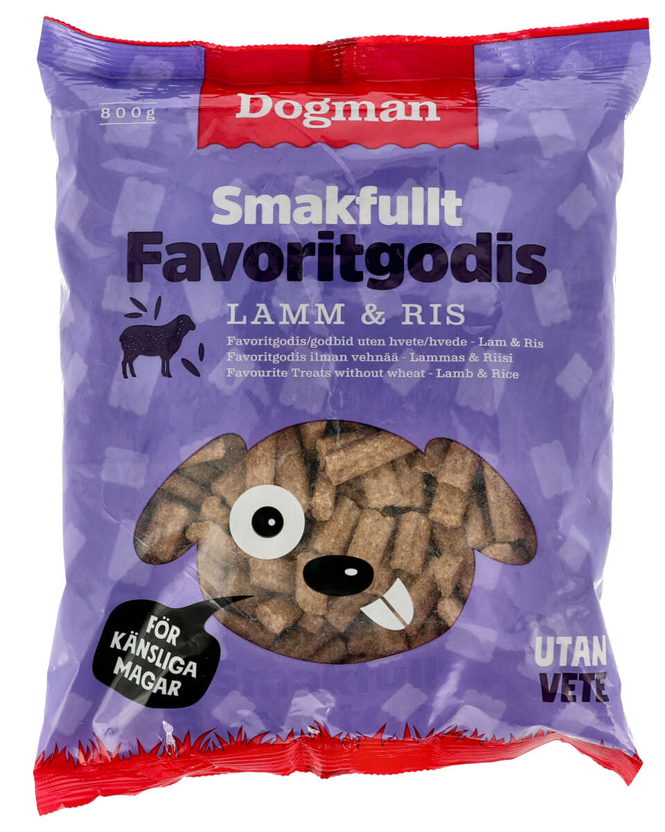 Favoritgodis Lam & Ris 800g