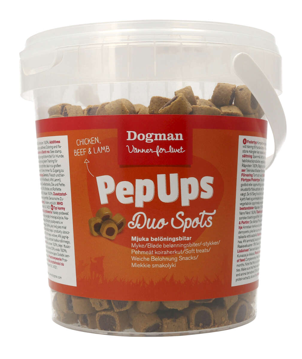 Dogman Pep Ups Duo Spots 500g