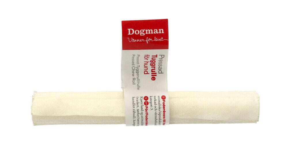 Dogman Hvit Tyggerulle 12,5cm