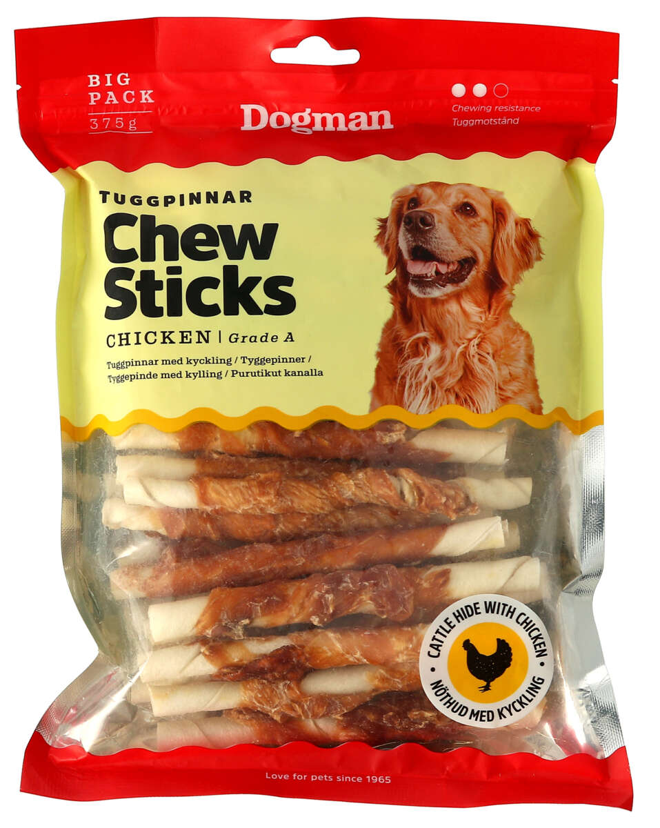 Dogman Tyggepinner med Kylling 30pk