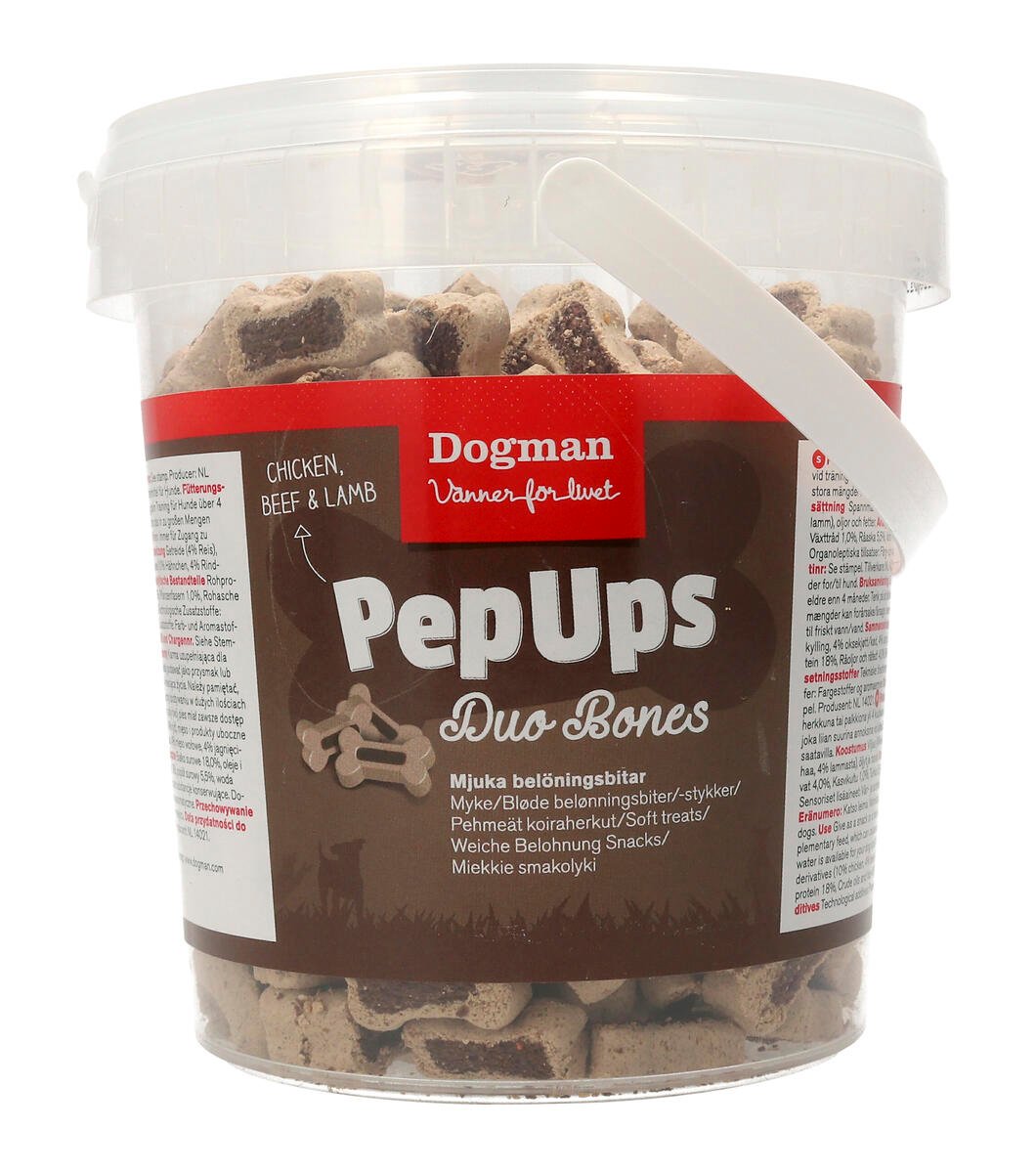 Dogman Pep Ups Duo Bones 500g