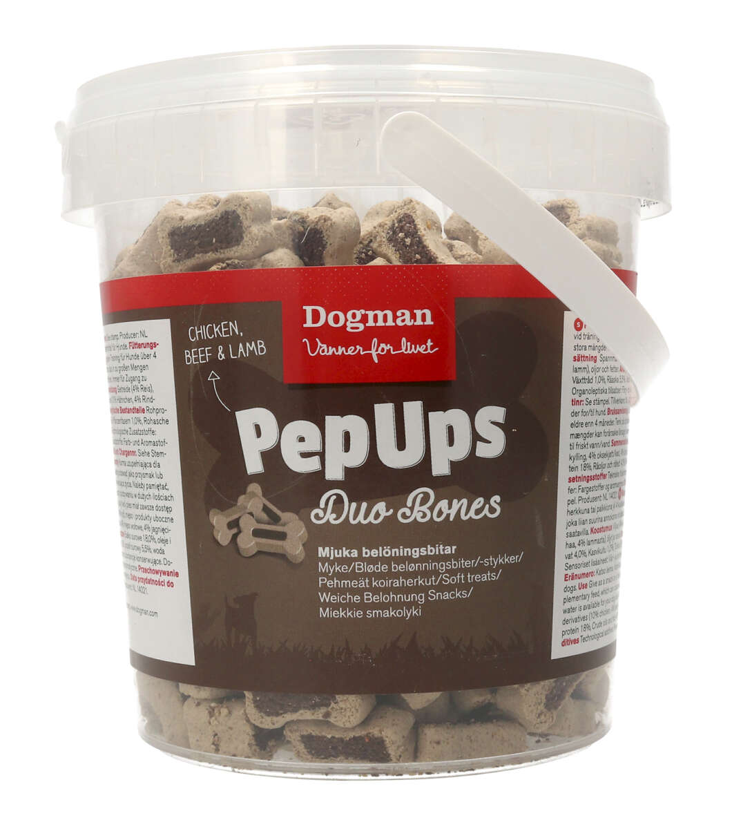 Dogman Pep Ups Duo Bones 500g
