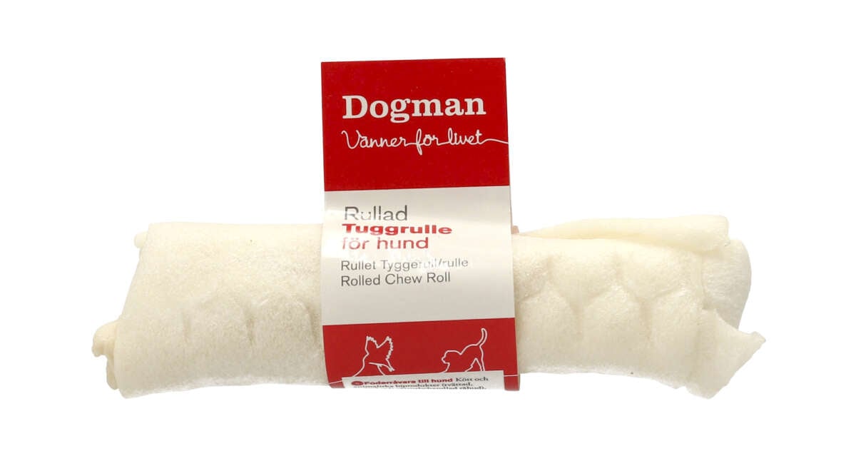 Dogman Tyggerulle Hvit 12,5cm