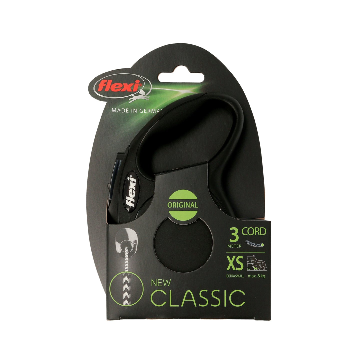 Flexi Bånd New Classic Svart 3m XS