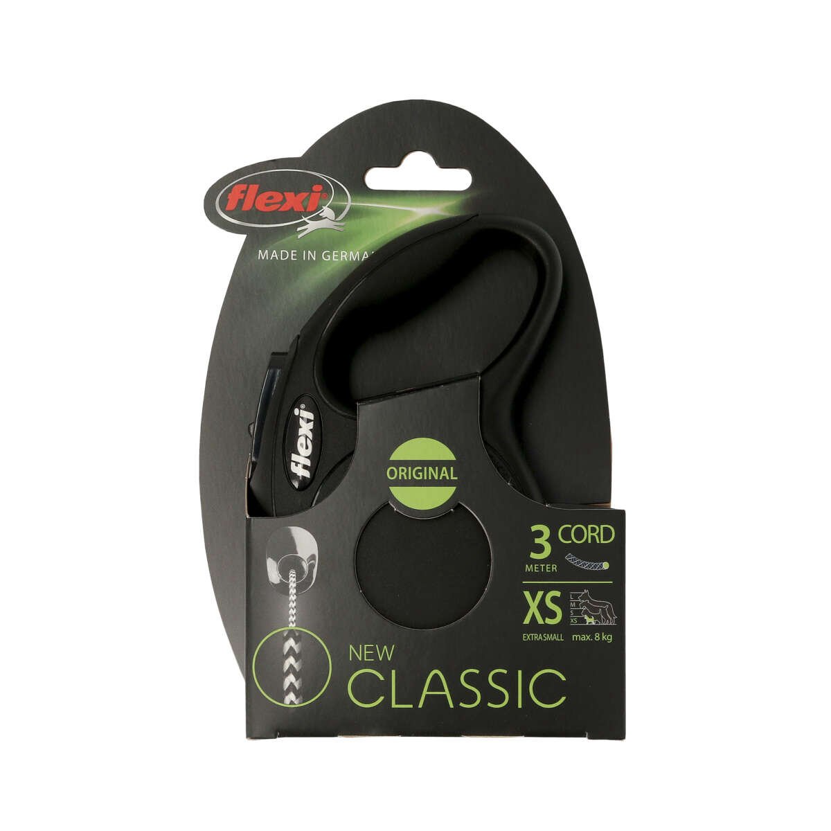 Flexi Bånd New Classic Svart 3m XS