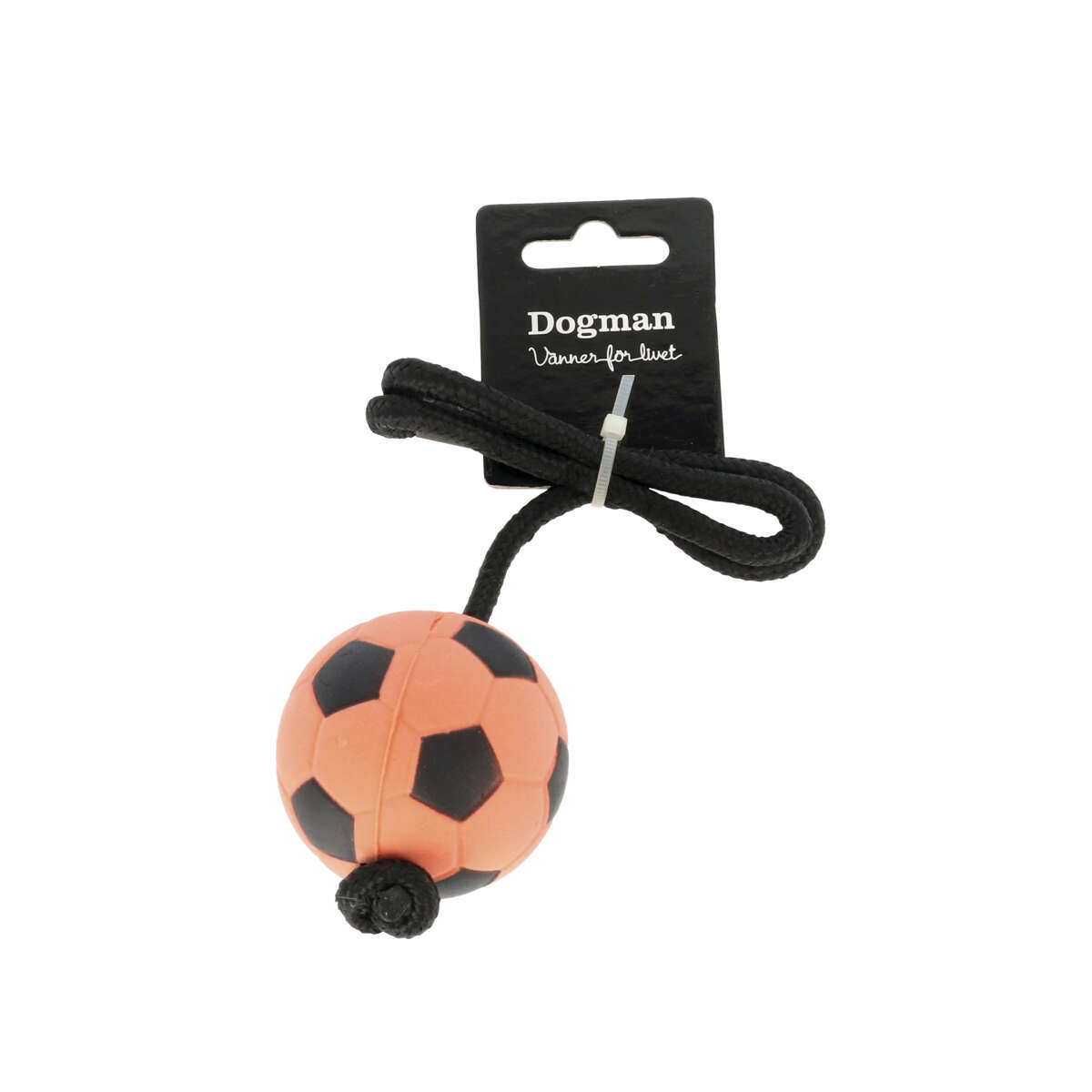 Dogman Fotball med Snøre Tennisball 40cm