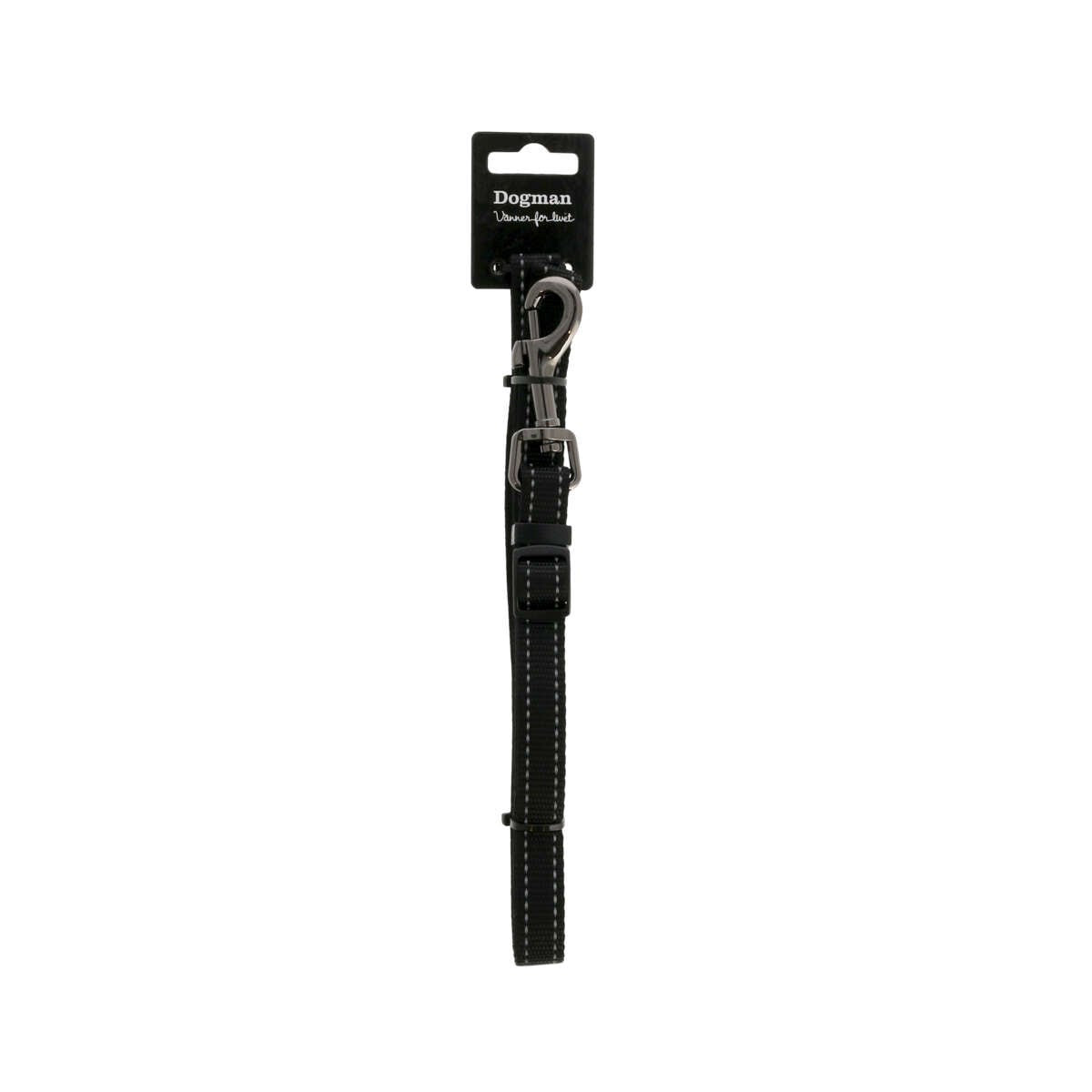 Dogman Justerbart Kobbel Iris Svart 20mm