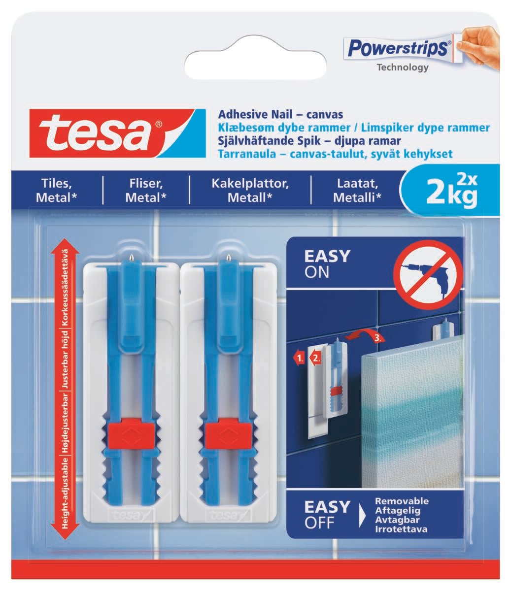 Tesa Limspiker dype rammer fliser 2x2kg
