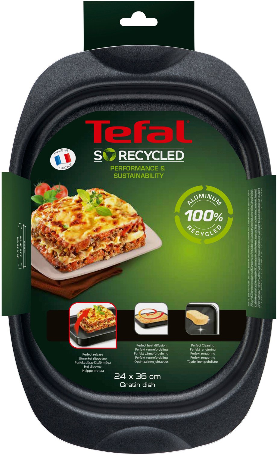 Tefal® So Recycled ildfastform