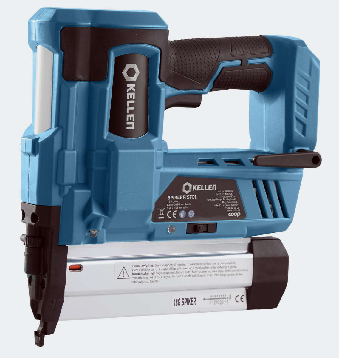 Kellen dykkertpistol 18V u/batteri og lader