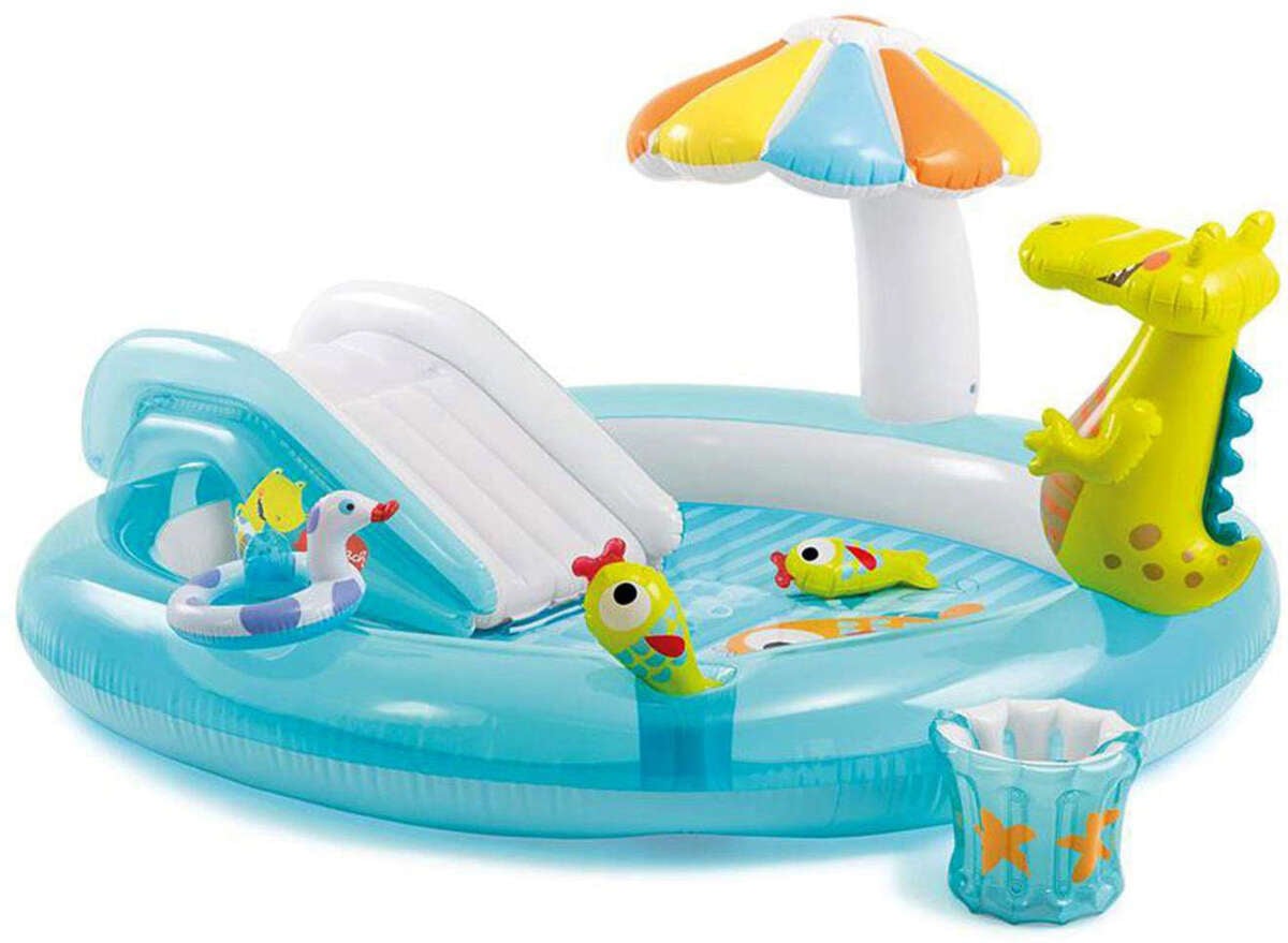 INTEX® badebasseng med vannsklie
