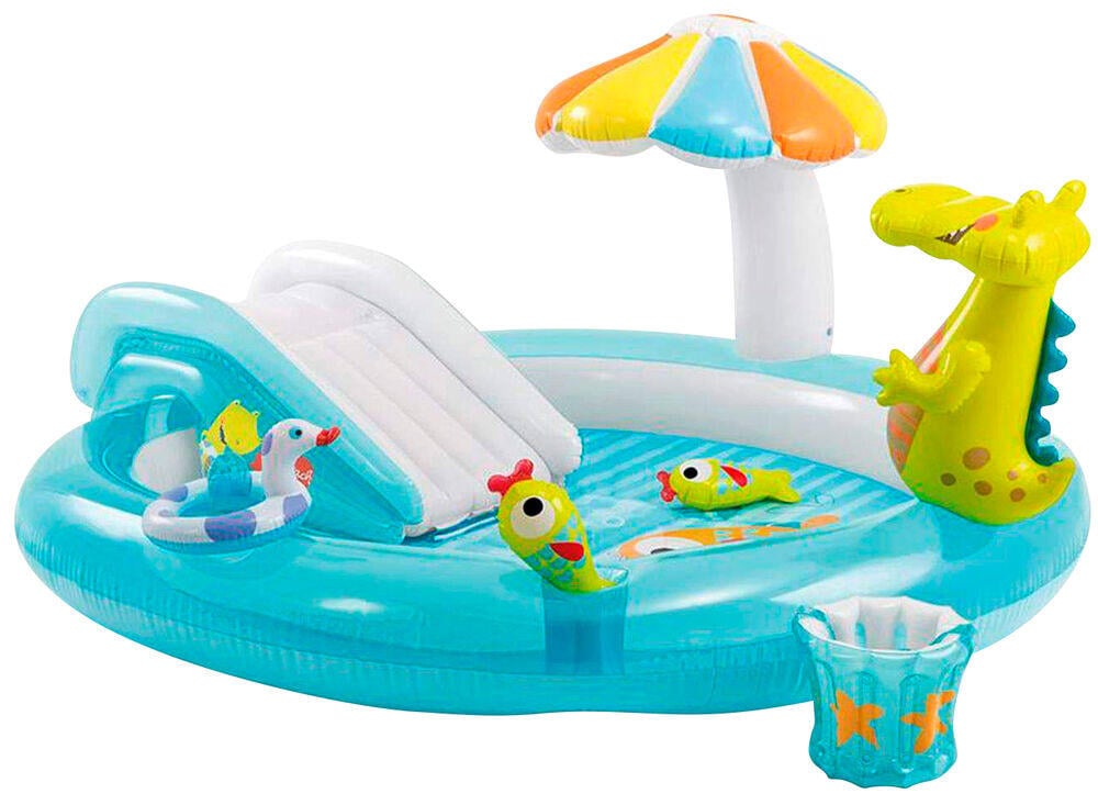 INTEX® badebasseng med vannsklie