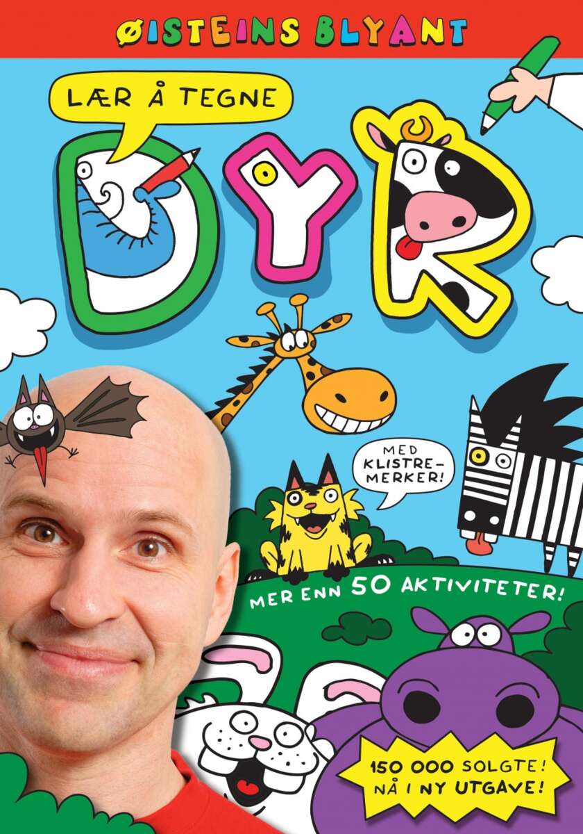 Øisteins blyant for de aller minste: Tegn og visk dyr