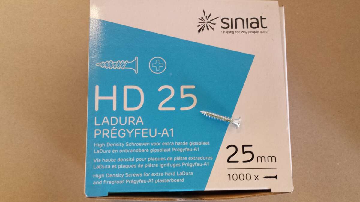 Gipsskrue LaDura løs 1000 stk
