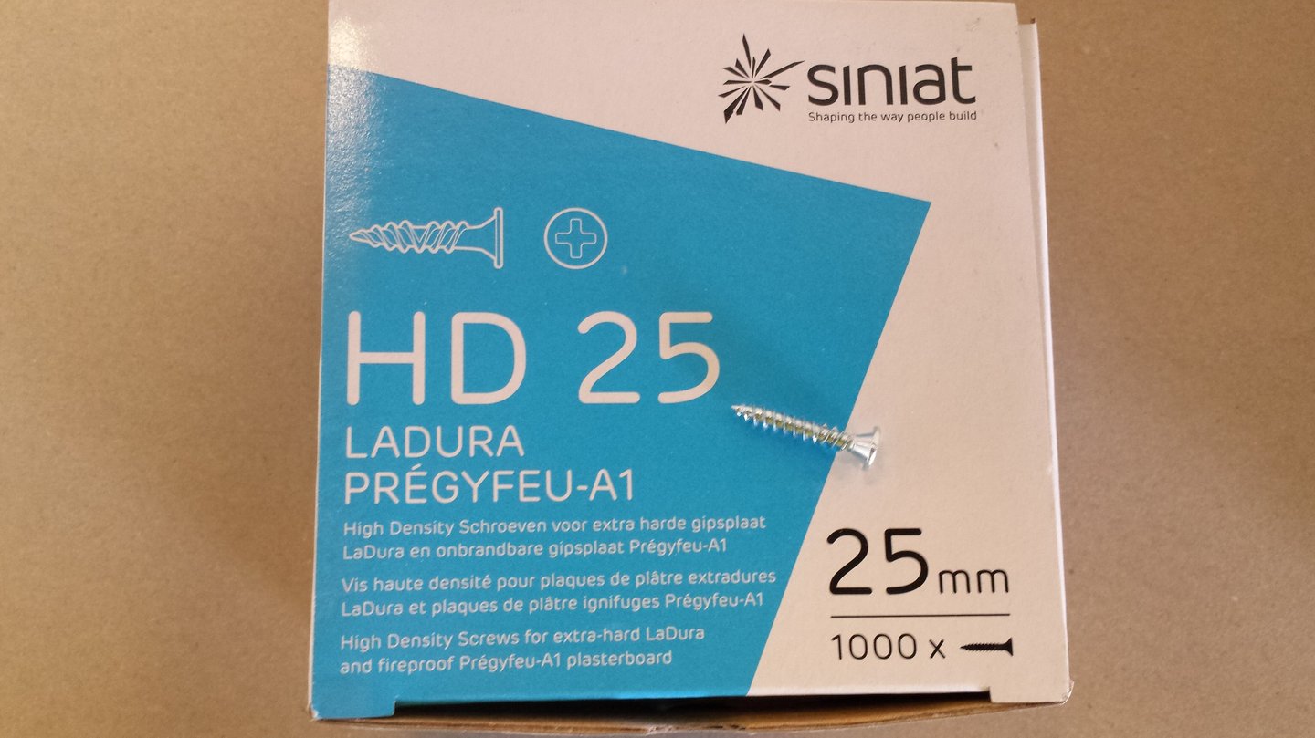 Gipsskrue LaDura løs 1000 stk