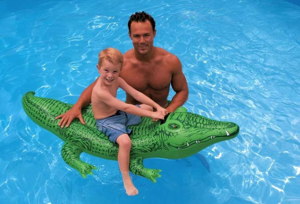 INTEX® Ride-On Alligator badeleke