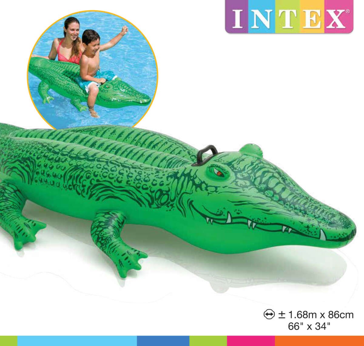 INTEX® Ride-On Alligator badeleke