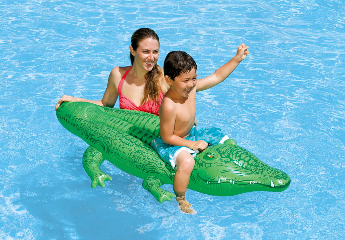 INTEX® Ride-On Alligator badeleke
