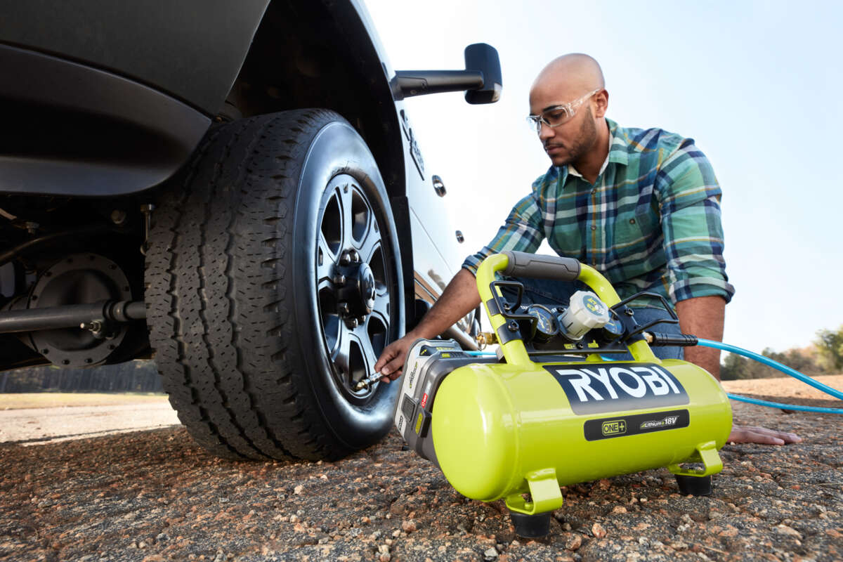 Ryobi ONE+ R18AC-0 luftkompressor u/batteri