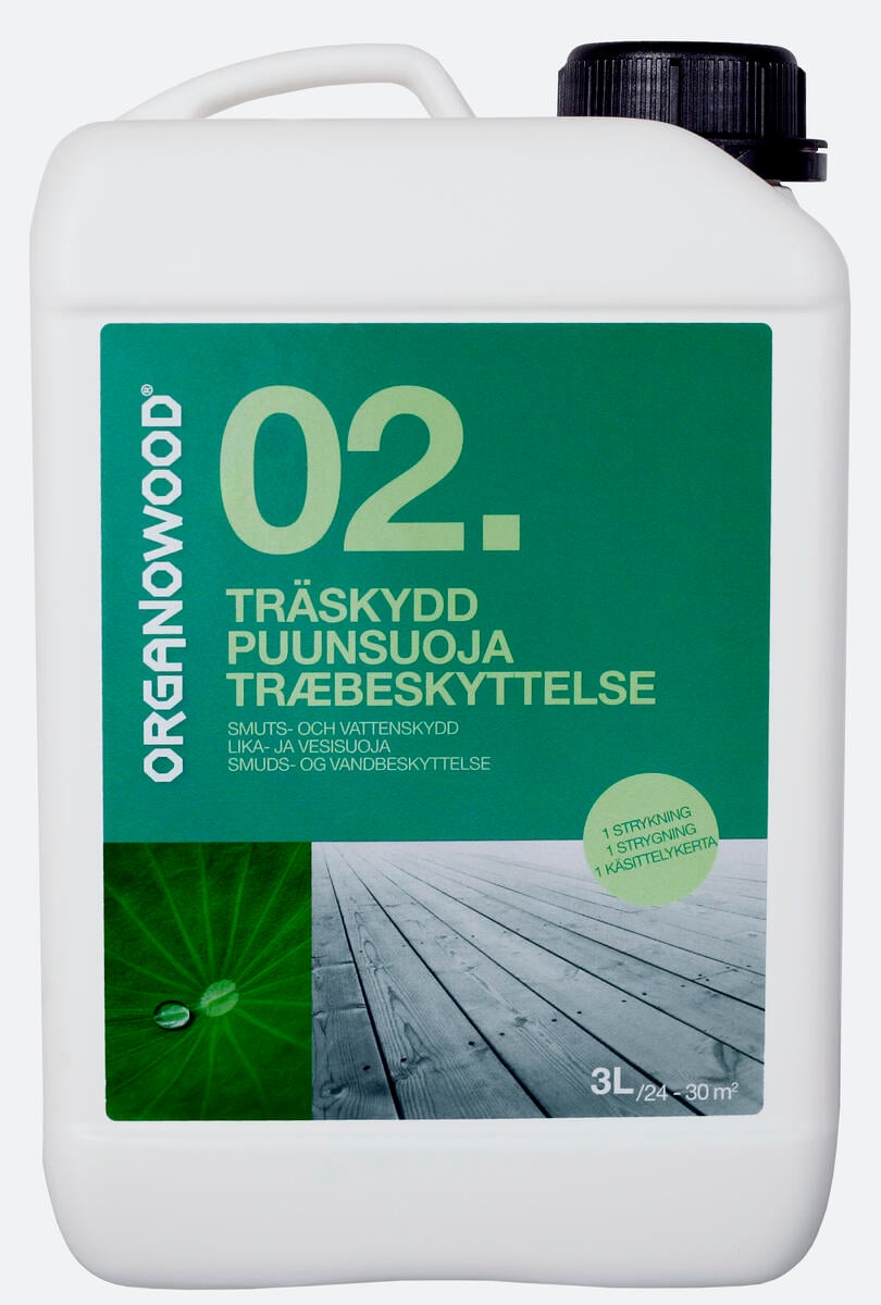 Organowood 02 smuss- og vannbeskyttelse