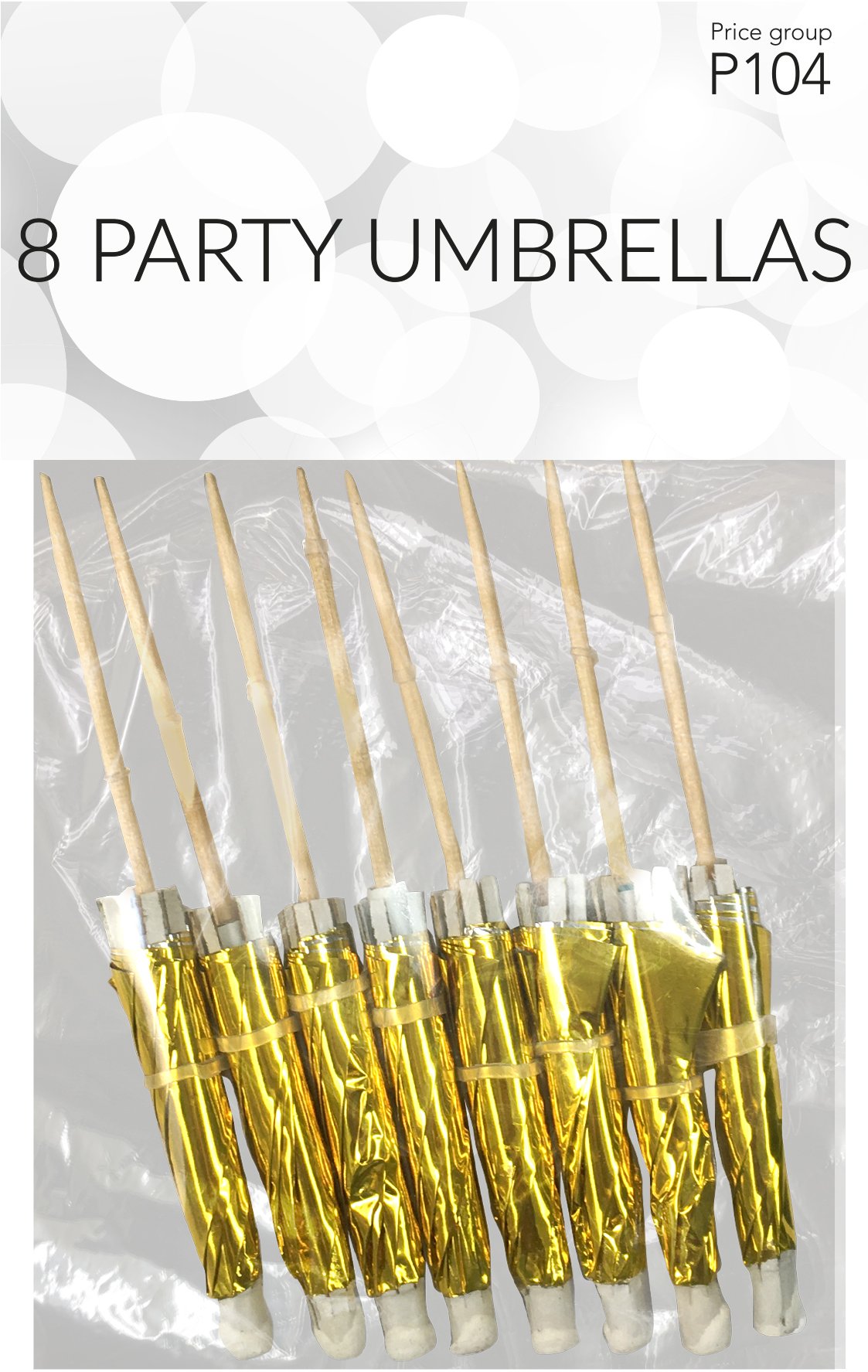Party paraply 8pk