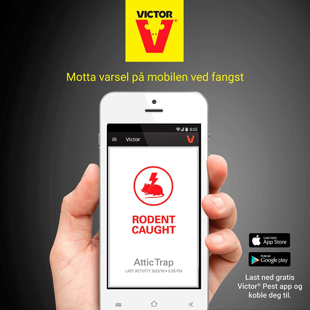 Victor Smart-Kill Wifi elektronisk musefelle