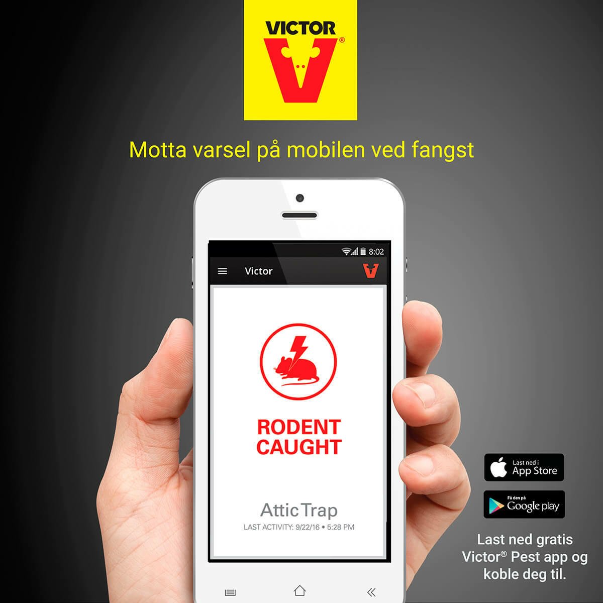 Victor Smart-Kill Wifi elektronisk musefelle