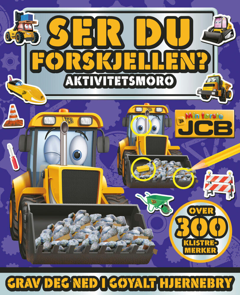 Ser du forskjellen? Aktivitetsmoro med JCB