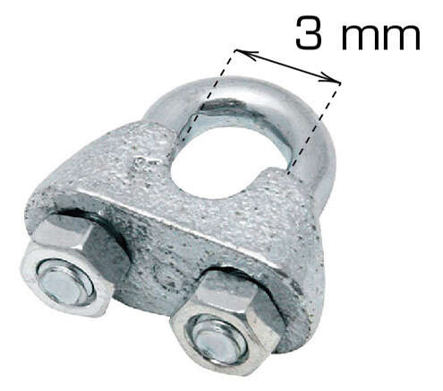 Home>it Vaierklemme - 3 mm