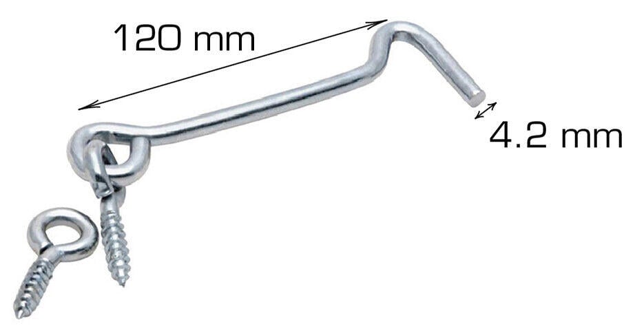 Home>it dørkrok 2 stk. 120 mm