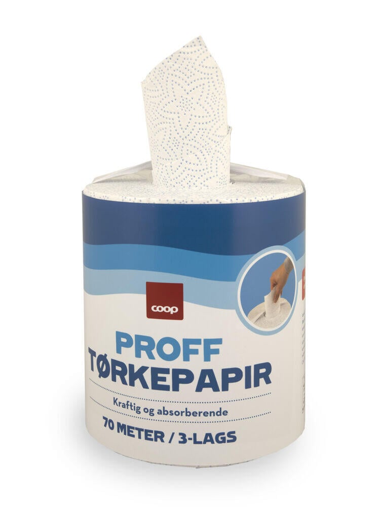 Coop Proff 70 meter tørkepapir